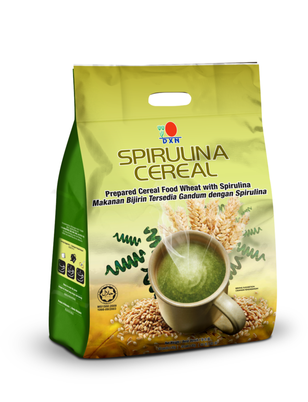 A DXN Spirulina Cereal egészséges, teljes értékű fogyókúrás étrend-helyettesítő