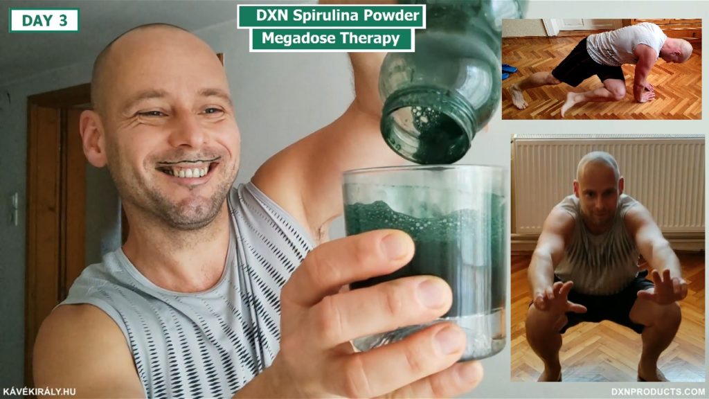 Edzés és DXN Spirulina turmix