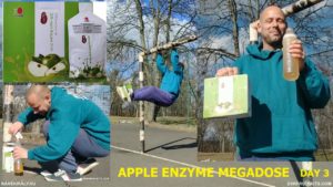 Utcai edzés és DXN Apple Enzyme Drink keverés